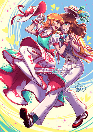 Full colors, 2 fullbody characters = 90€